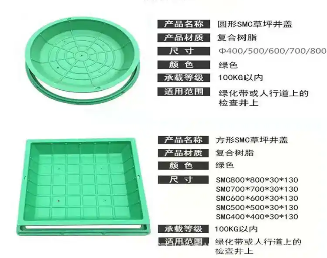 榕江树脂复合种植井盖展示
